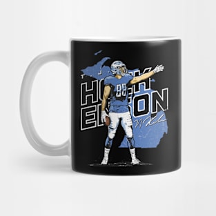 T.J. Hockenson Detroit Player Map Mug